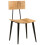 VidaXL vidaXL 2x Solid Wood Mango Dining Chairs Kitchen Wooden Dining Room Chair 8
