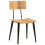 VidaXL vidaXL 2x Solid Wood Mango Dining Chairs Kitchen Wooden Dining Room Chair 9