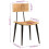 VidaXL vidaXL 2x Solid Wood Mango Dining Chairs Kitchen Wooden Dining Room Chair 7