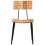 VidaXL vidaXL 2x Solid Wood Mango Dining Chairs Kitchen Wooden Dining Room Chair 2