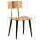 VidaXL vidaXL 2x Solid Wood Mango Dining Chairs Kitchen Wooden Dining Room Chair 11