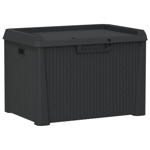VidaXL vidaXL Gartentruhe Anthrazit 125 L PP