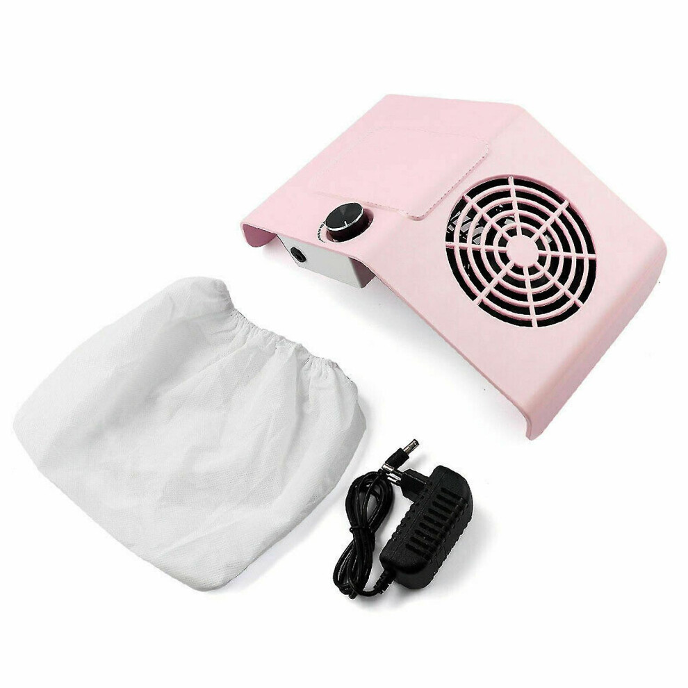 80w Nail Art Vacuum Fan Cleaner Salon Suction Dust Collector Manicure Machine