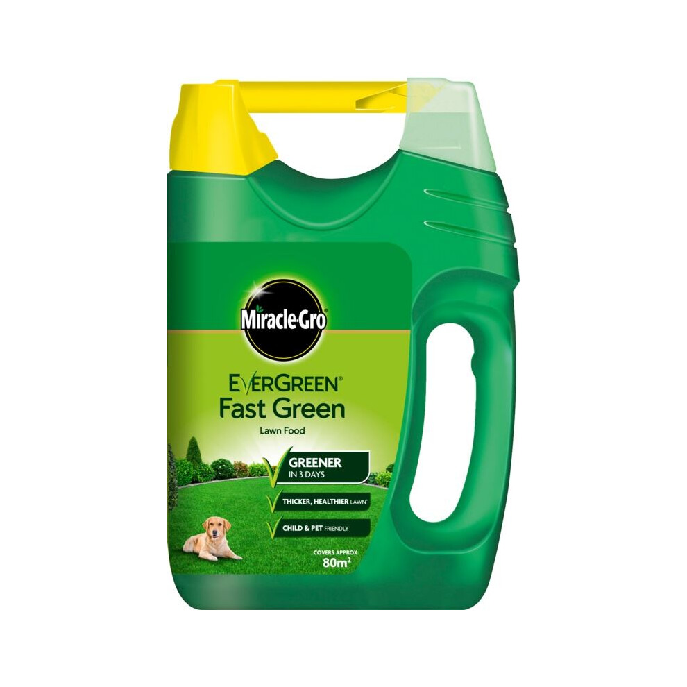 Miracle-Gro - Evergreen Fast Green - 80m2 Spreader