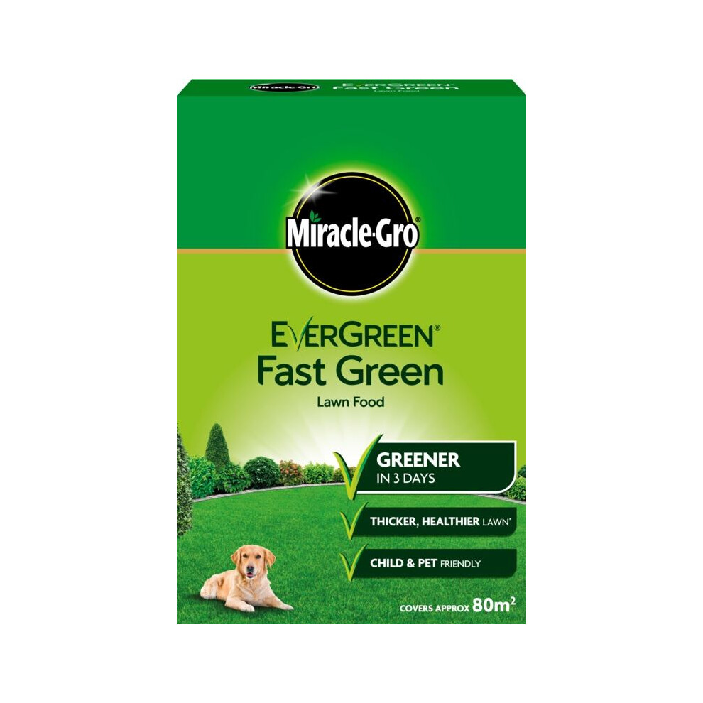 Miracle-Gro - Evergreen Fast Green - 80m2 Box