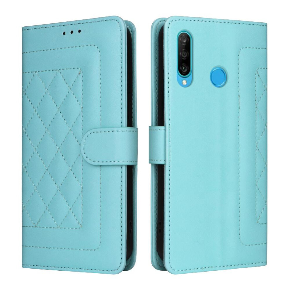 (Green) Flip Case For Huawei P30 Lite Flip Cover Leather Case Simple Business Wallet Shockproof Green 764762708702