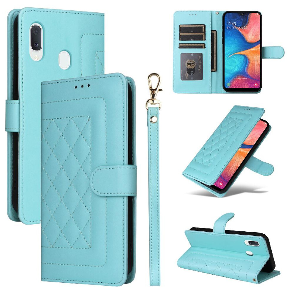 (Green) Flip Case For Samsung Galaxy A20e Simple Business Flip Cover Wallet Leather Case Shockproof Green 764762709334