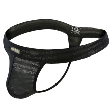 (Black, XL) Men Sexy Backless G-string Thong Briefs Underpants Panties Erotic Underwear Nightwear