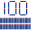 100 Pieces 7.2cm Suction Cup Darts Refill Bullets Foam 1