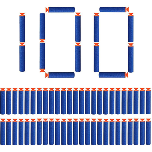 100 Pieces 7.2cm Suction Cup Darts Refill Bullets Foam