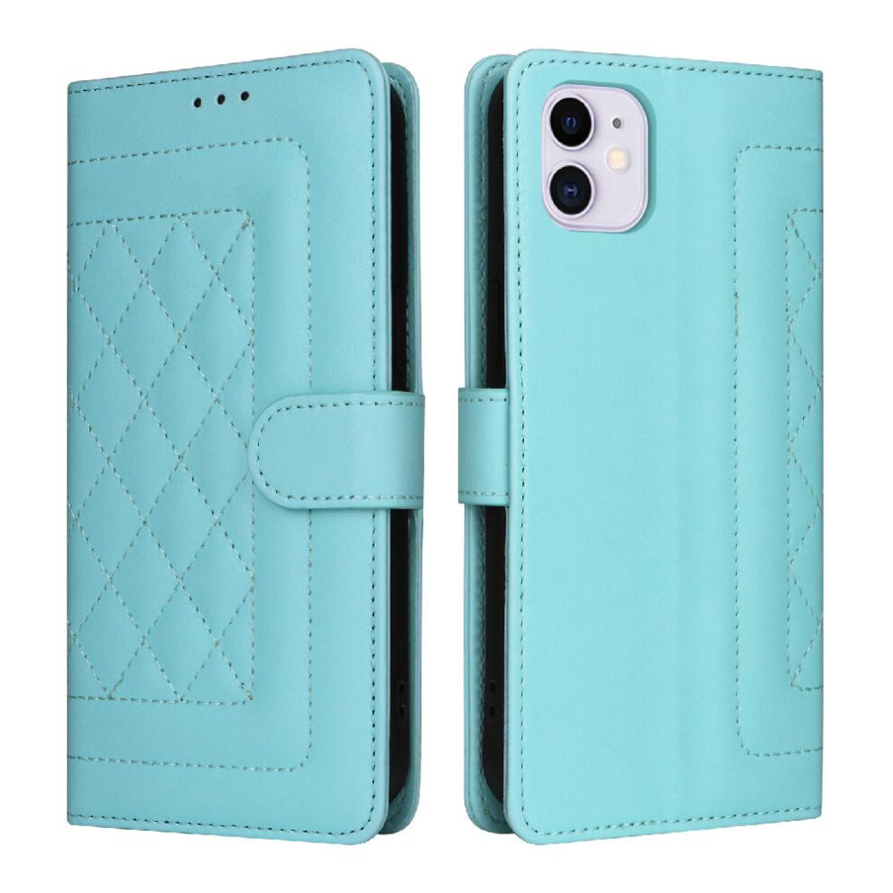 (Green) Flip Case For Iphone 11 Simple Business Leather Case Shockproof Flip Cover Wallet Green 764762714161