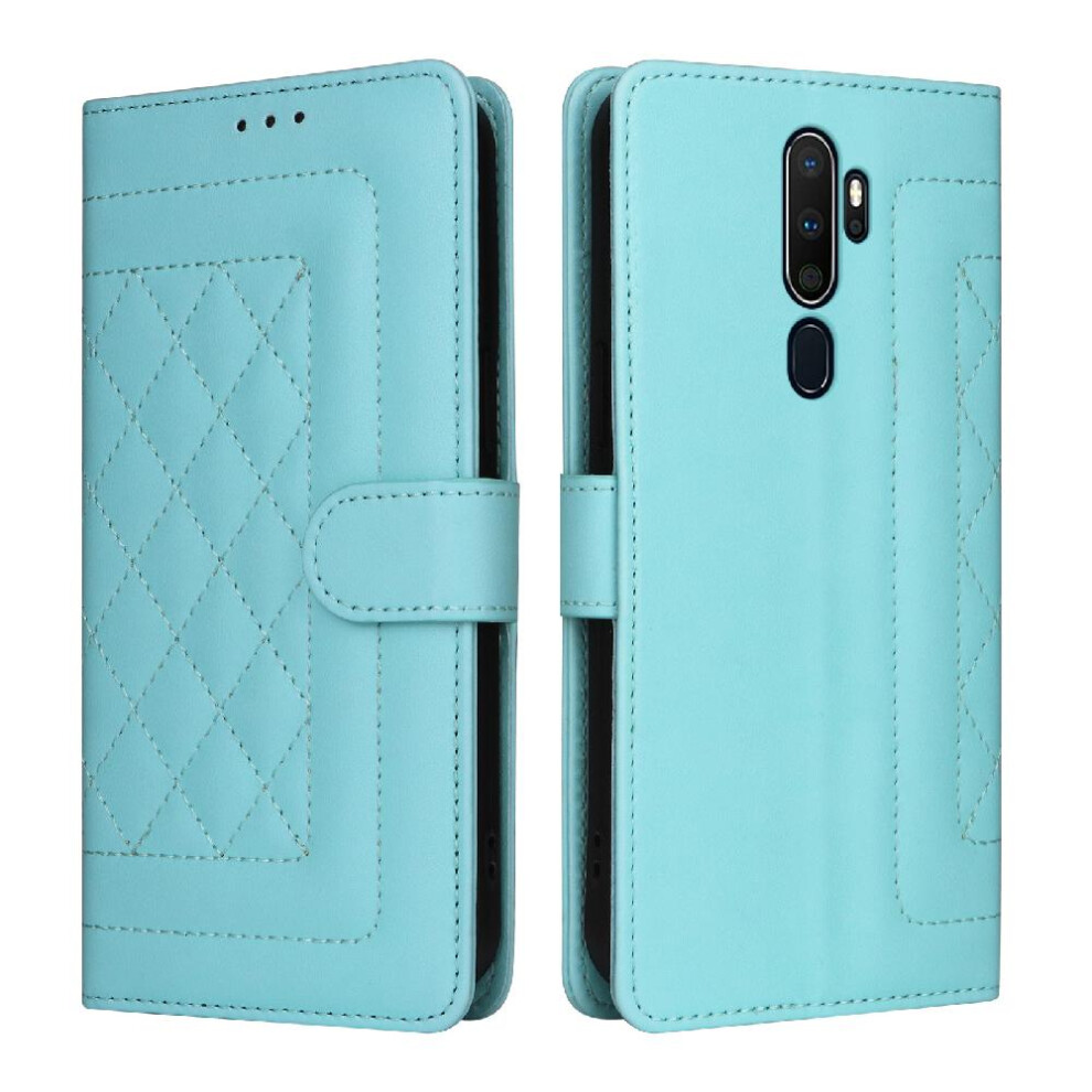 (Green) Flip Case For Oppo A9 2020/A5 2020 Flip Cover Leather Case Shockproof Simple Business Wallet Green 764762716059