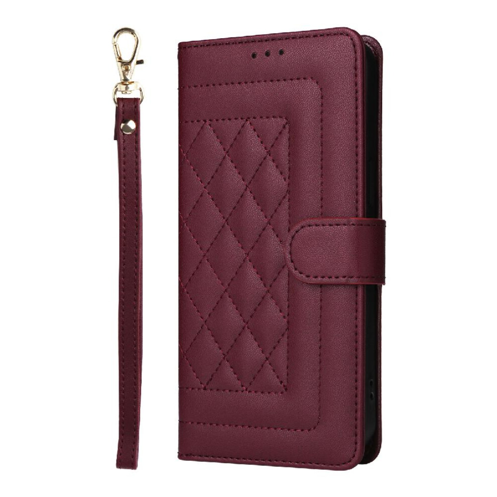 (Red) Flip Case For Oppo A54 5G/A74 5G Leather Case Simple Business Wallet Shockproof Flip Cover Red 764762716158