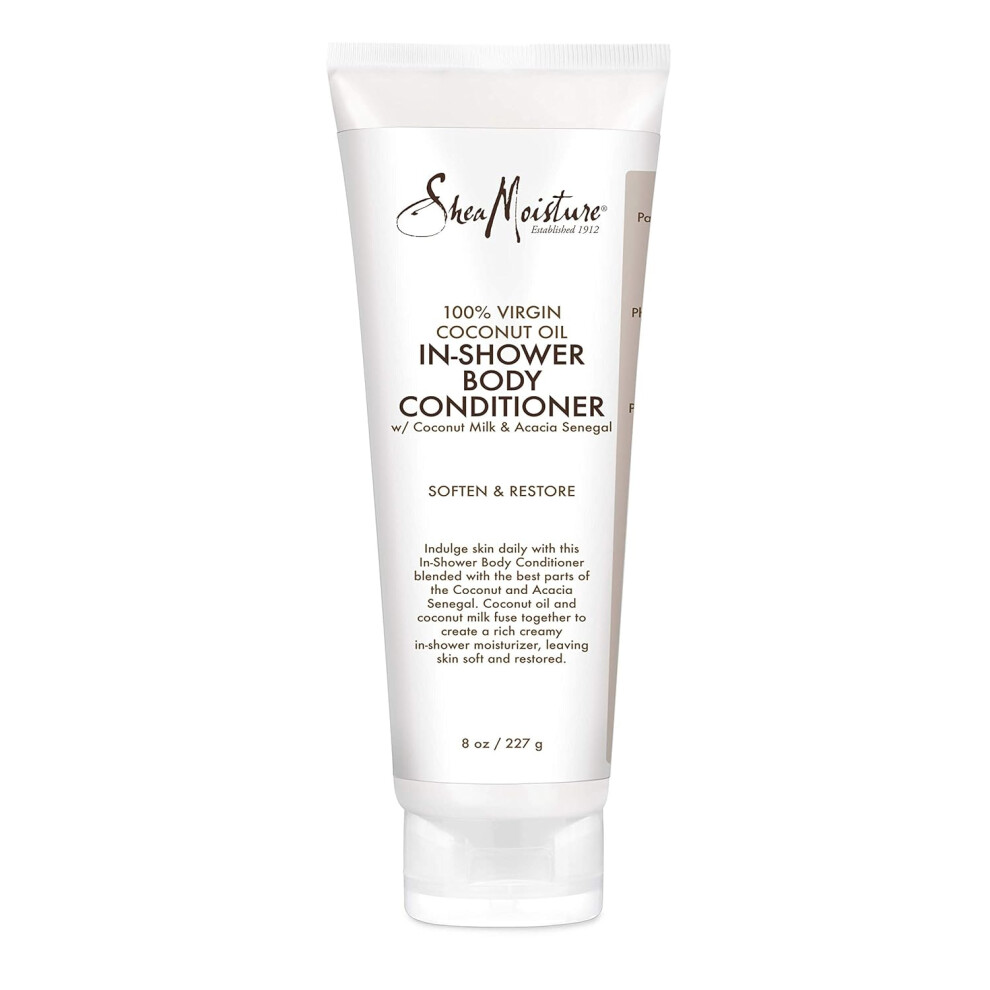 SheaMoisture 100% Virgin Coconut Oil In-Shower Body Wash Conditioner Soften & Restore Skin Moisturizer 227g-image-OPC-PDTRVVJ-NEW