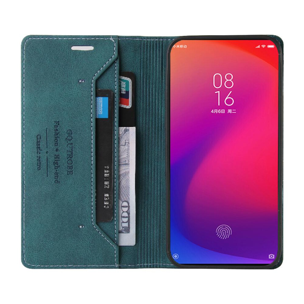 (Green) Case For Xiaomi Redmi K20 Premium Leather Kickstand Two Card Slots Premium Leather Green 764762720827