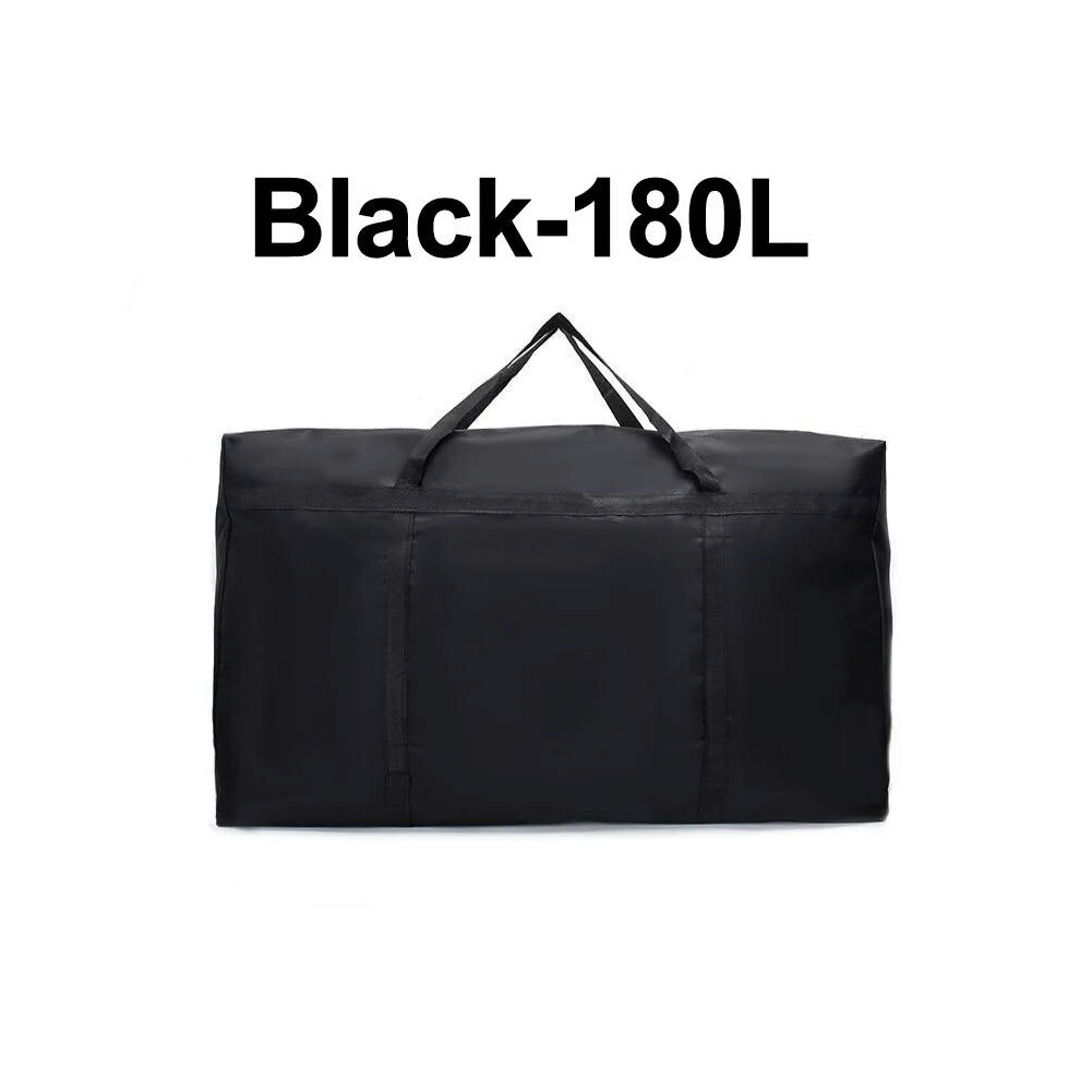 (180L) Extra Large Waterproof Moving Luggage Bags Laundry Shopping Bag Non-woven Fabric Cubes Home Storage Packing Tool