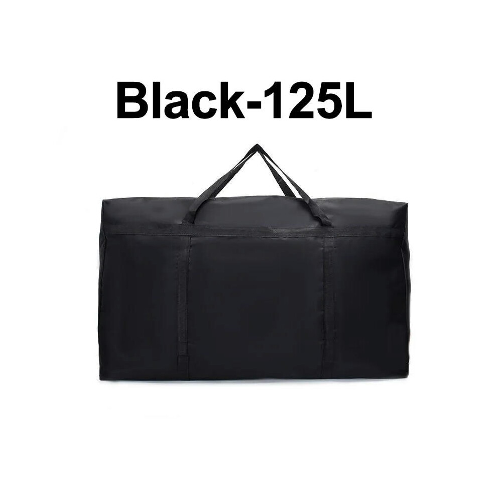 (125L) Extra Large Waterproof Moving Luggage Bags Laundry Shopping Bag Non-woven Fabric Cubes Home Storage Packing Tool