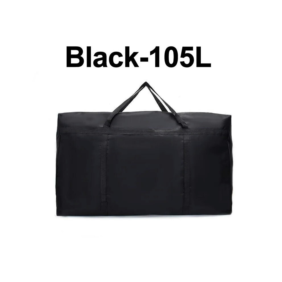 (105L) Extra Large Waterproof Moving Luggage Bags Laundry Shopping Bag Non-woven Fabric Cubes Home Storage Packing Tool