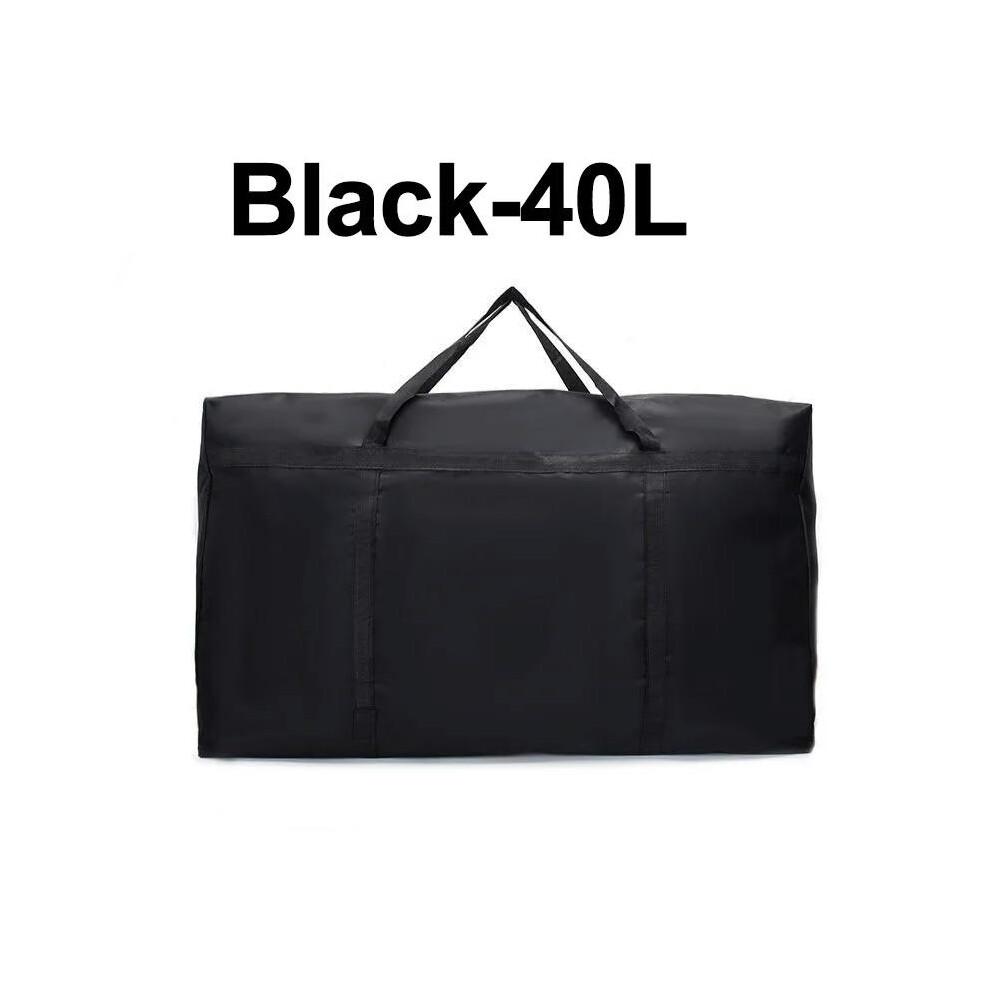 (40L) Extra Large Waterproof Moving Luggage Bags Laundry Shopping Bag Non-woven Fabric Cubes Home Storage Packing Tool