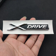 (Old ABS) 3d Abs Xdrive Logo Car Trunk Badge Nameplate Xdrive Emblem For Bmw Xdrive Sticker 3 5 Series 320d 530d 528i E60 F10 Accessories