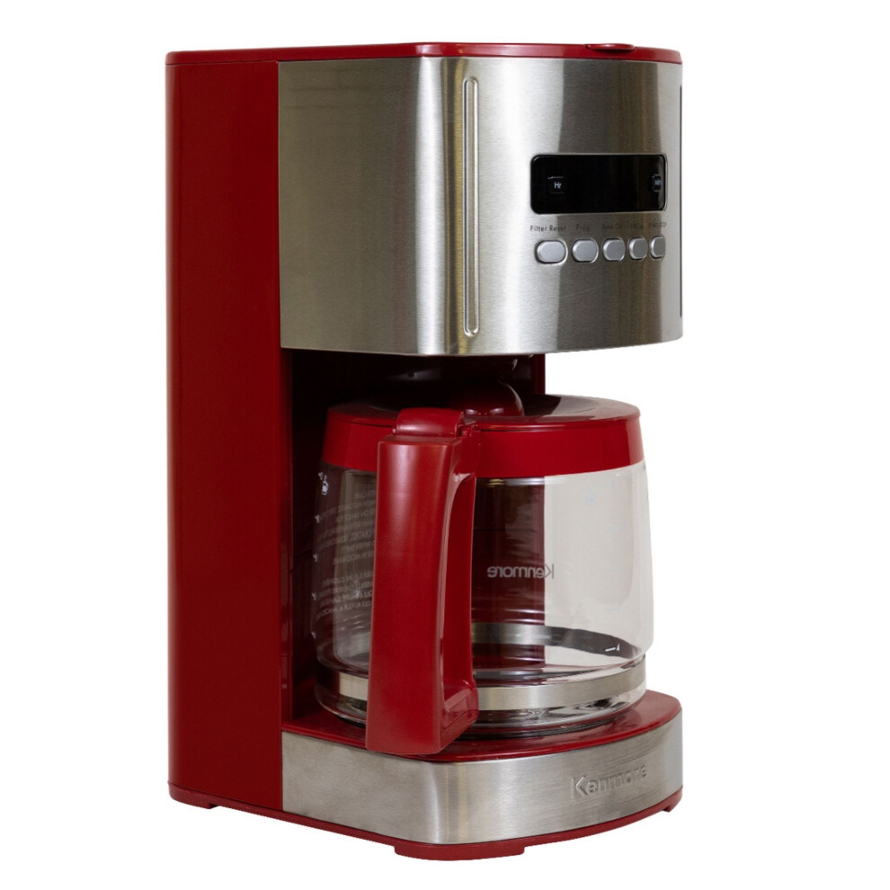 Kenmore Aroma Control 12-Cup Programmable Coffee Maker, Red