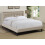 Comfy Living (5ft Kingsize, Stone) Fabric Bedframe With Buttoned Headboard In Various Sizes And Colours 1