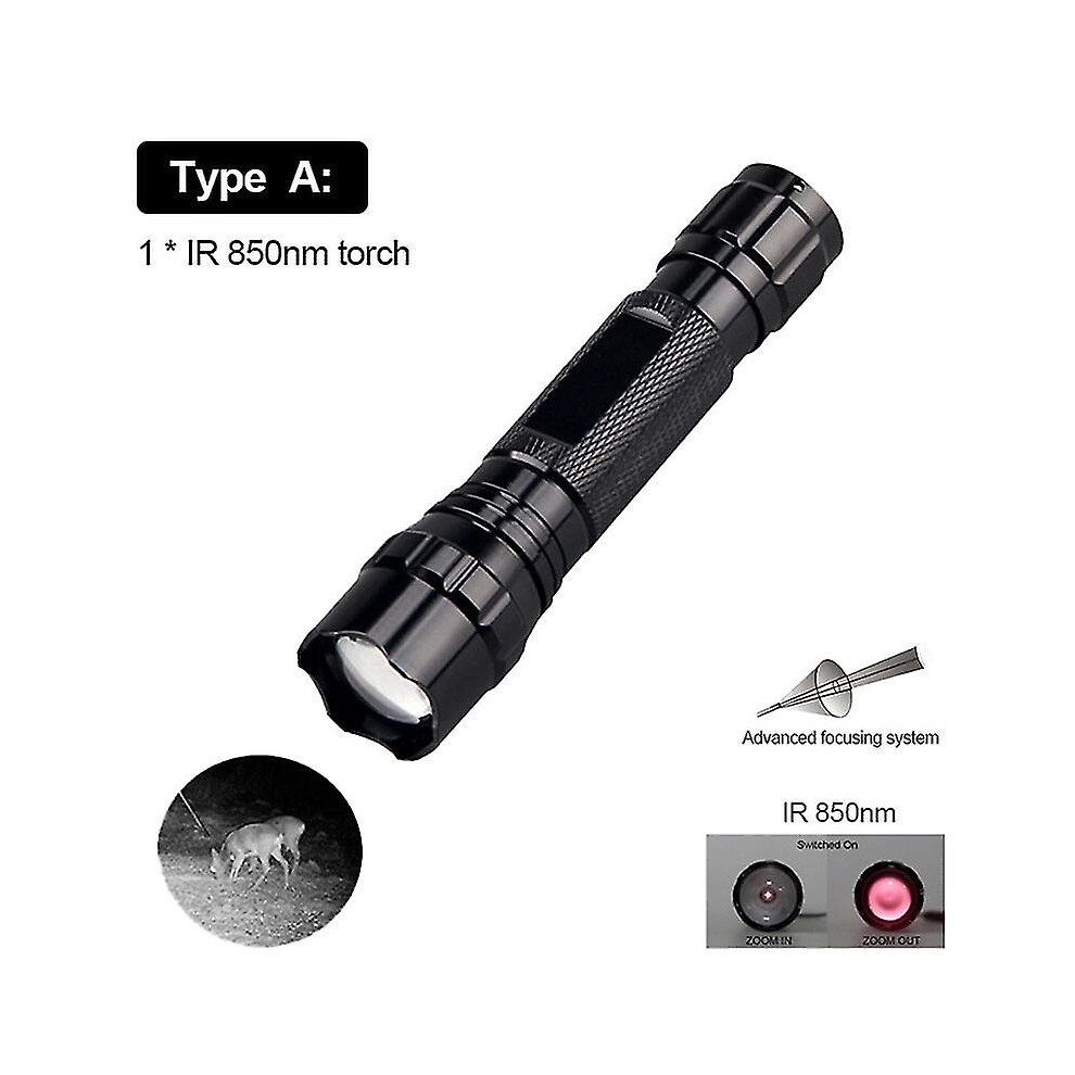 (Type A) Infrared Hunting Flashlight 850nm