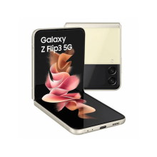 (Cream) Samsung Galaxy Z Flip 3 5G 128GB | Unlocked - Refurbished