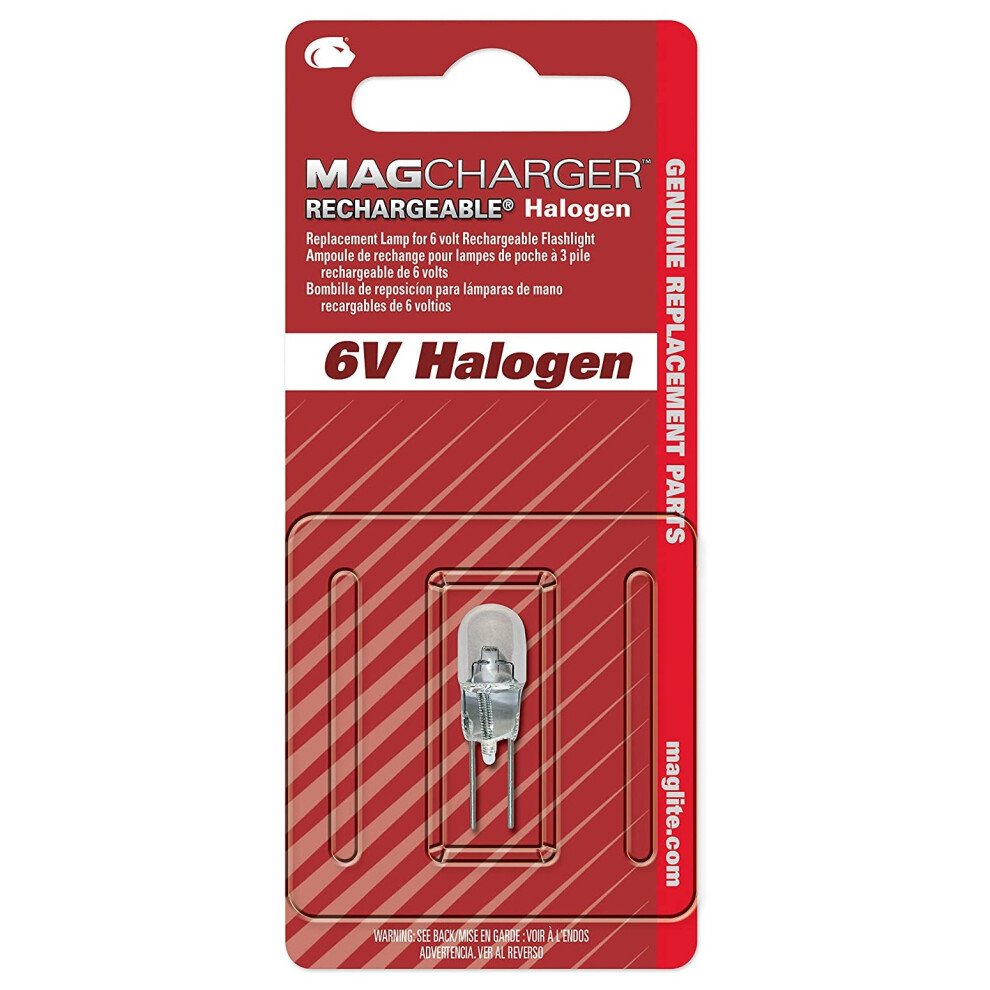 Maglite bulb 6v halogen Mag Charger system - Latest version - Genuine Maglite