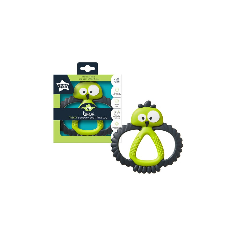Kalani Maxi Sensory Teething ToyFor Babies, Medical Grade Silicone Teether, 3m+