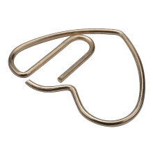 100 Pieces Love Heart Shaped Small Paper Clips Bookmark Clips For Office School Home Metal Paper Cl