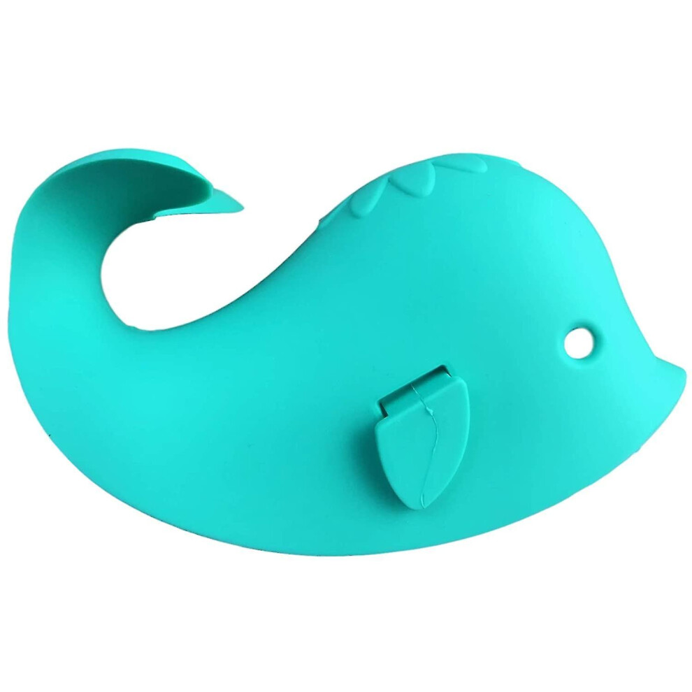 (Green) 2023 Faucet Cover Bathtub Baby Tub, Faucet Cover Baby Bathtub Silicone Whale For Kids, Bath Spout Cover Baby Bathtub Fast Green