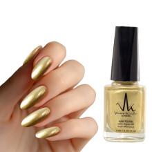 (CL06 Metallic Gold) ArganCare Vegan Nail Polish Quick Dry Long lasting
