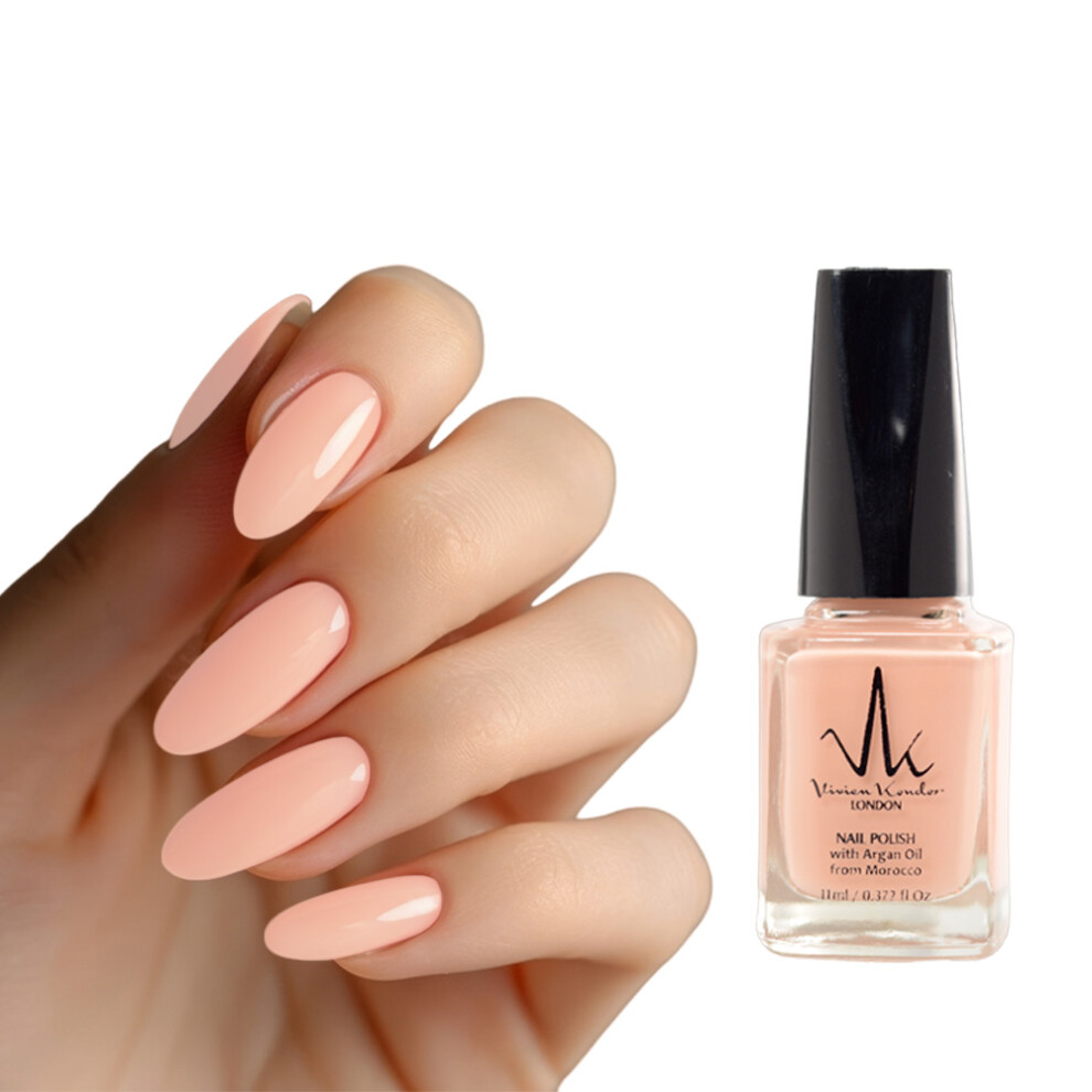 (CL09 Nude) ArganCare Vegan Nail Polish Quick Dry Long lasting