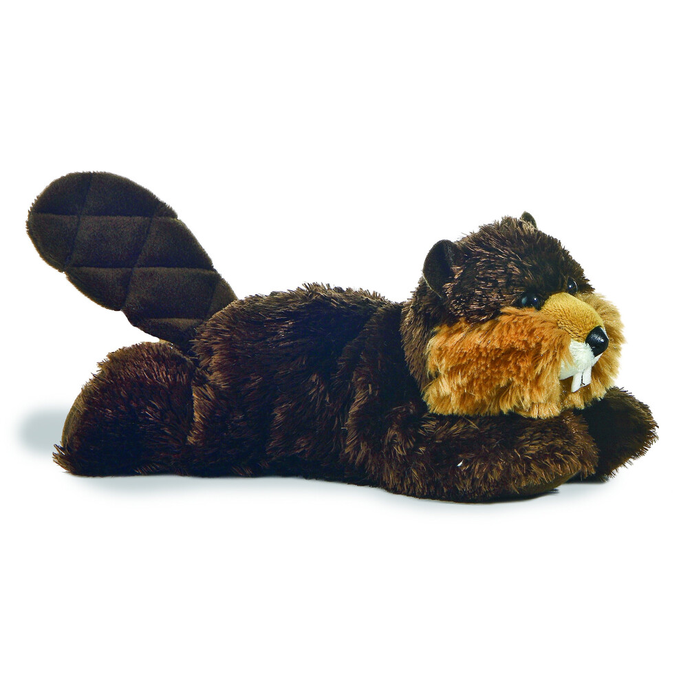 AuroraÃ¯Â¿Â½ Adorable Mini FlopsieÃ¯Â¿Â½ BuilderÃ¯Â¿Â½ Stuffed Animal - Playful Ease - Timeless Companions - Brown 8 Inches