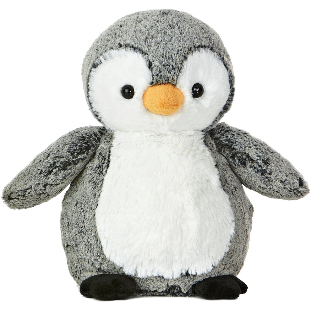 Aurora? Snuggly Sweet & Softer? Perky Penguin? Stuffed Animal - Comforting Companion - Imaginative Play - Gray 9.5 Inches