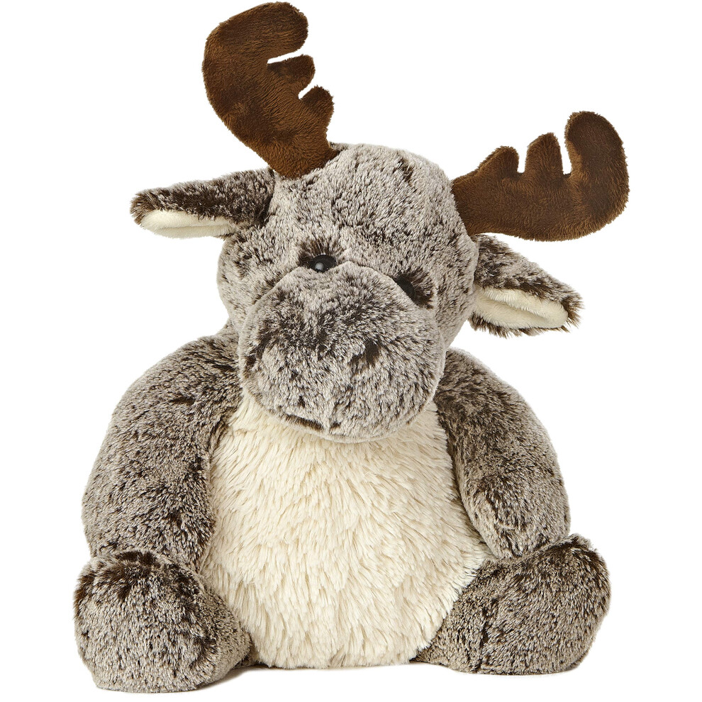 Aurora? Snuggly Sweet & Softer? Milo Moose? Stuffed Animal - Comforting Companion - Imaginative Play - Brown 12 Inches