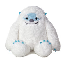 Aurora Mysterious Fantasy Yulli Yeti Stofftier – mythischer Begleiter – fantasievolle Abenteuer – weiß, 30,5 cm