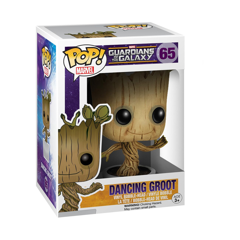 Funko Pop! Marvel: Dancing Groot Bobble Action Figure