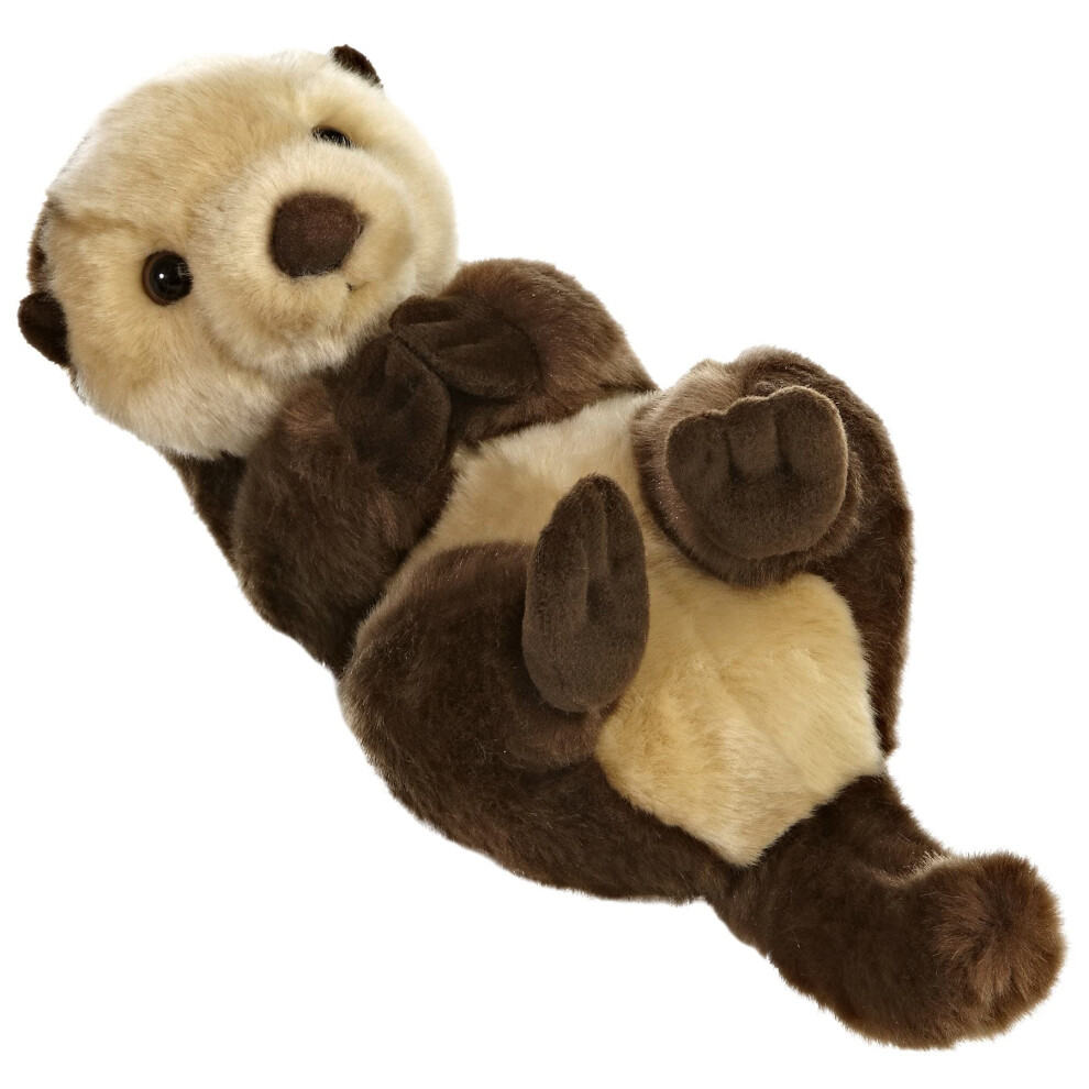 Aurora? Adorable Miyoni? Sea Otter Stuffed Animal - Lifelike Detail - Cherished Companionship - Brown 10 Inches