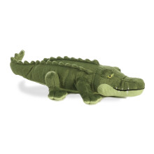 Aurora Realistico Miyoni Coccodrillo Peluche - Dettagli Verosimili - Compagnia Preziosa - Verde 40 cm