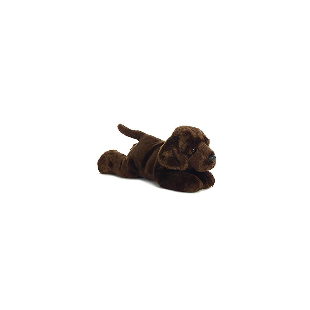 Aurora? Adorable Flopsie? Max? Chocolate Lab Stuffed Animal - Playful Ease - Timeless Companions - Brown 12 Inches