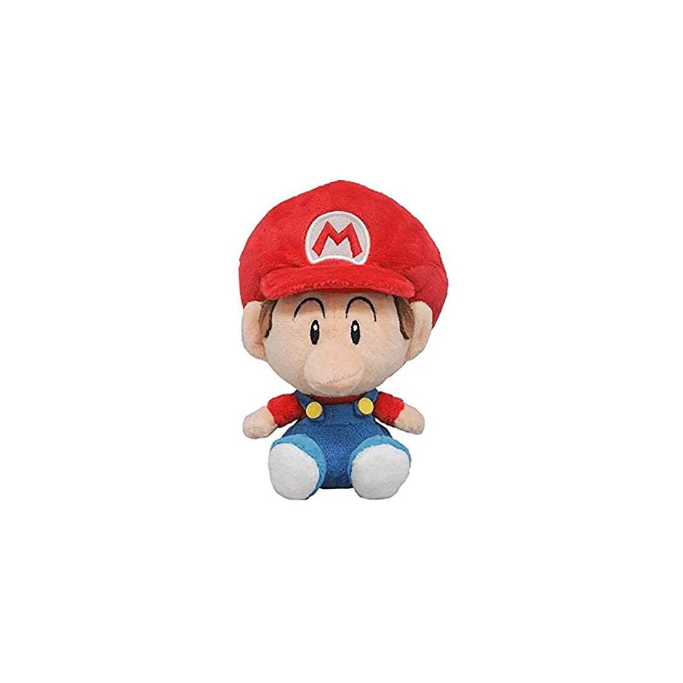 Little Buddy 1247 Super Mario All Star Collection Baby Mario Plush, 6"