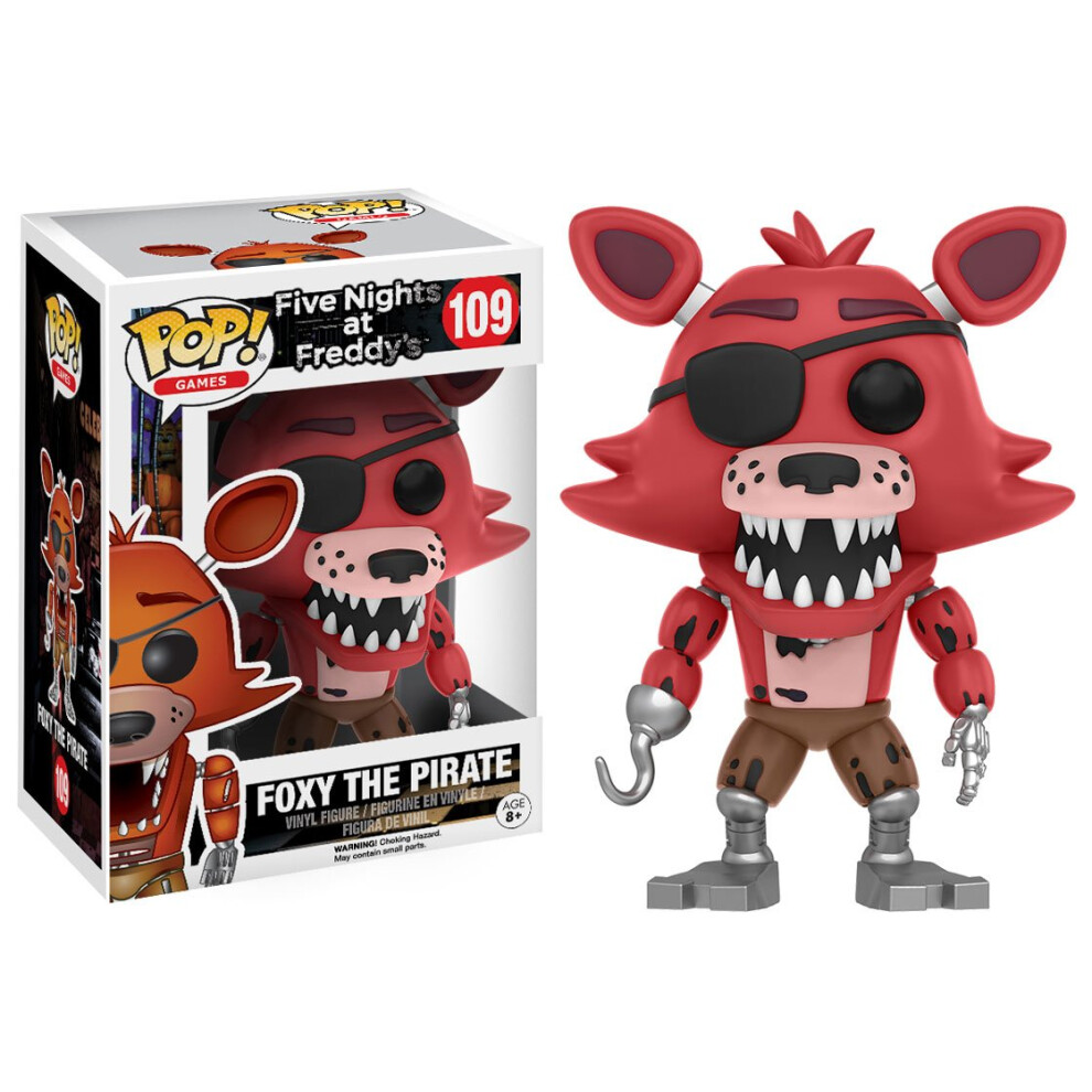 Funko Five Nights at Freddy's - Foxy The Pirate Toy Figure Multi-Colored, 3.75 inches