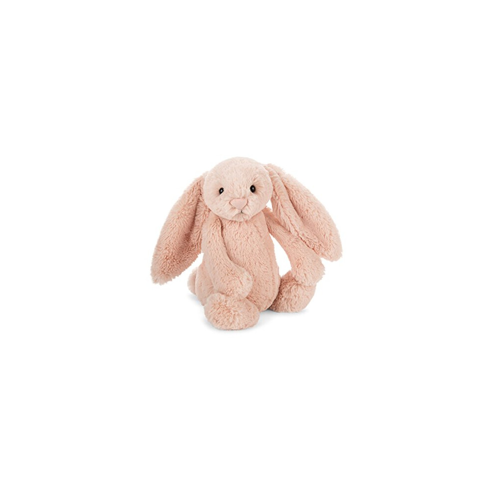 Jellycat Bashful Blush Bunny Stuffed Animal, Medium, 12 inches