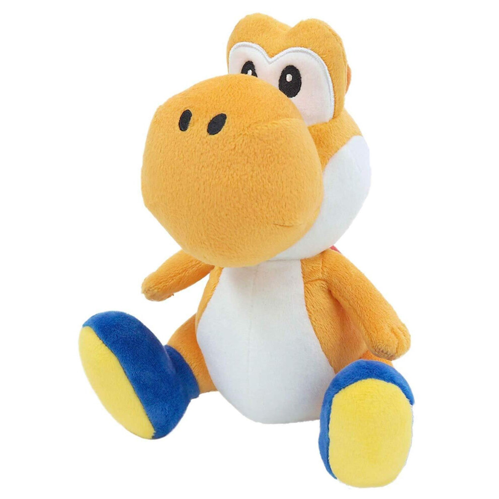 Photos - Other Toys Little Buddy 1390 Super Mario All Star Collection 7" Orange Yoshi Plush