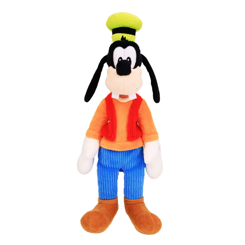 Disney Junior Mickey Mouse Small Plushie Goofy Stuffed Animal, Officially Licensed Kids Toys for Ages 2 Up by Just Play