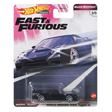 DieCast Hotwheels 2020 Premium Fast& Furious Quick Shifters 3/5, Honda NSX Type-R (Nero)