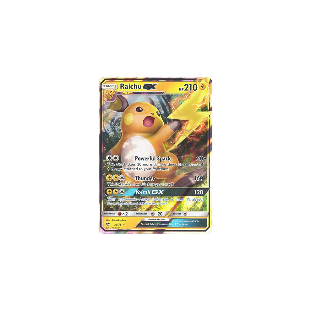 Pokemon - Raichu-GX - 29/73 - Ultra Rare