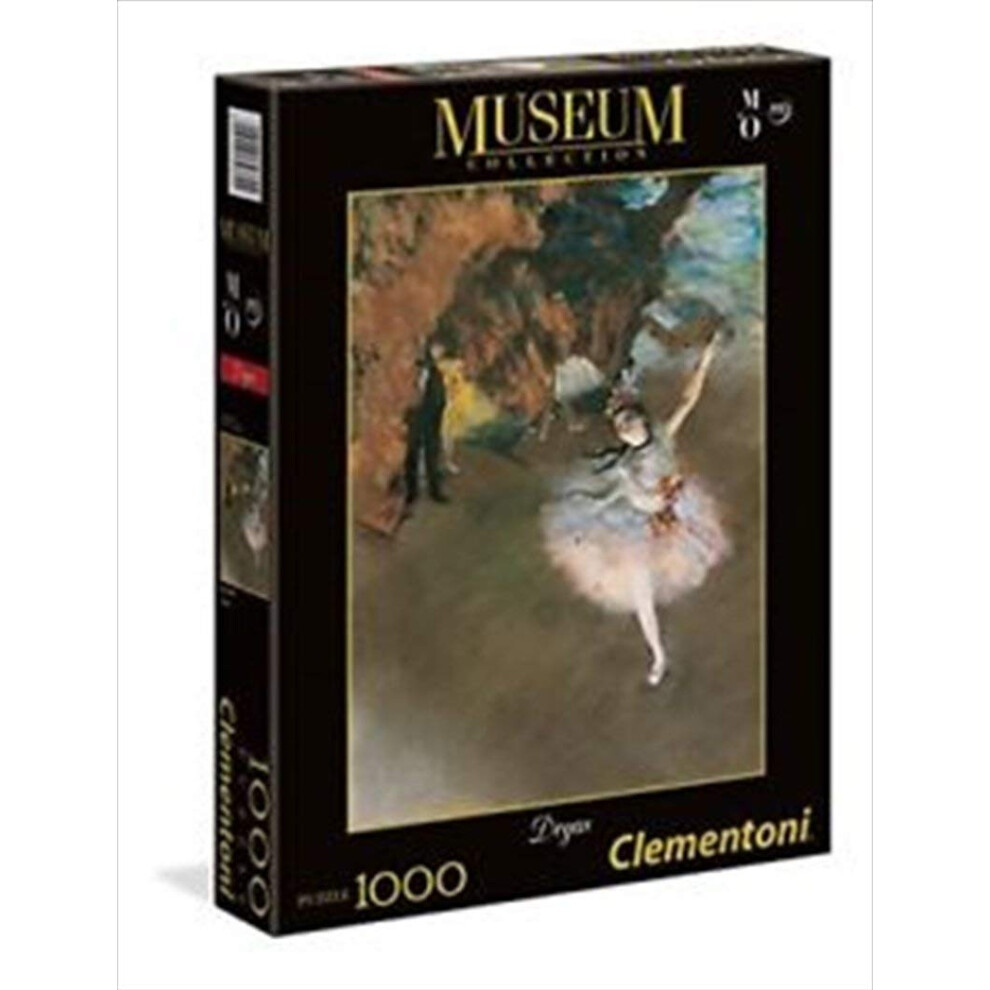 Clementoni 39379.4 Clementoni-39379-Museum Collection-Degas Ballet-1000 Pieces, Multi-Colour